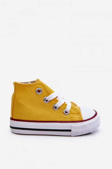 Calçado infantil com sola, Filemon amarelo