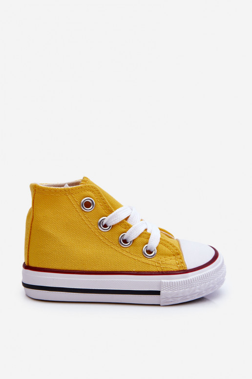 Calçado infantil com sola, Filemon amarelo