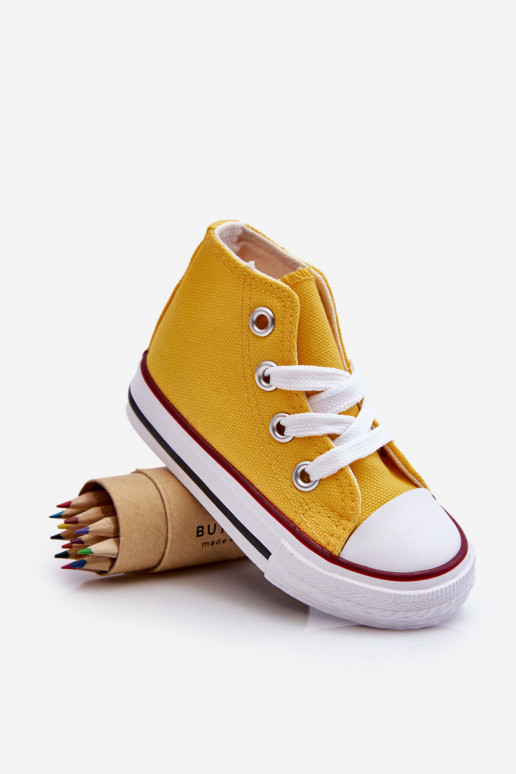 Calçado infantil com sola, Filemon amarelo
