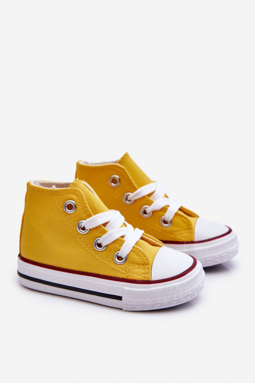 Calçado infantil com sola, Filemon amarelo