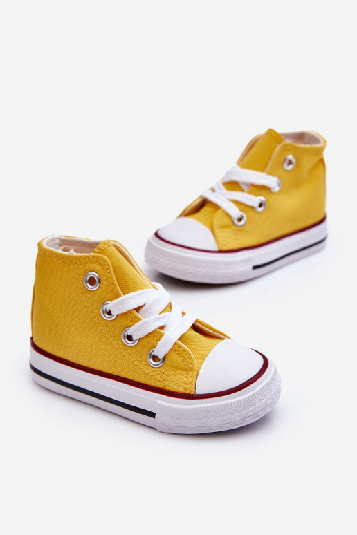 Calçado infantil com sola, Filemon amarelo