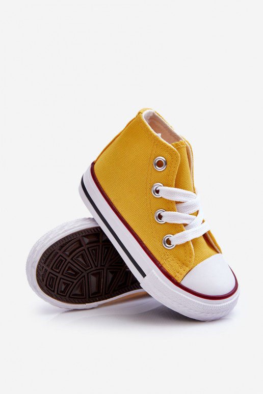 Calçado infantil com sola, Filemon amarelo