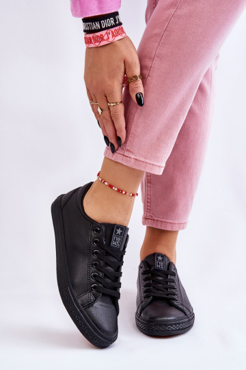 com alças Sapatos casuais modelo clássico na cor preta Misima 2