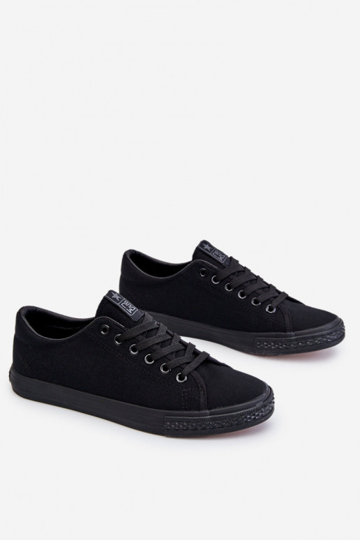 com alças Sapatos de lazer modelo clássico na cor preta Eleya