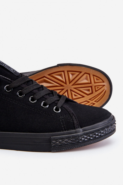 com alças Sapatos de lazer modelo clássico na cor preta Eleya