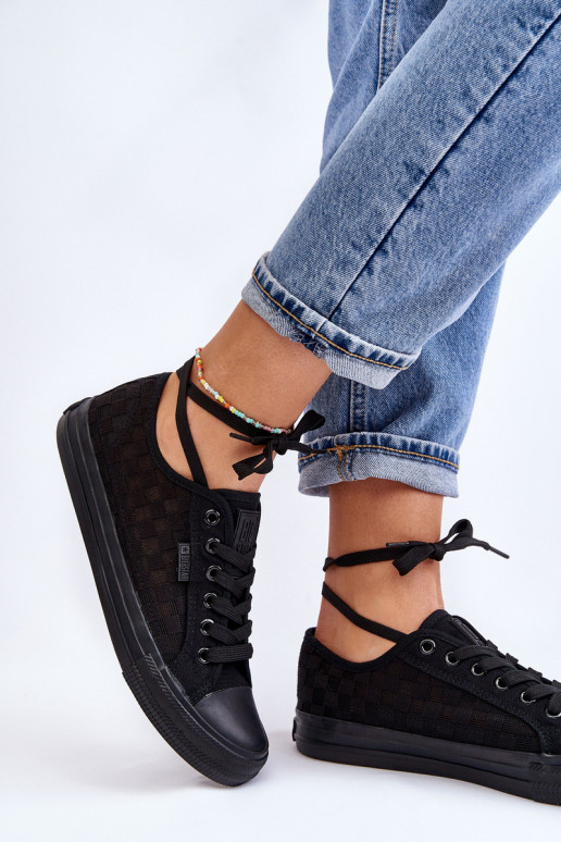 Modelo clássico de sapatilhas Big Star LL274072 cor preta Modelo clássico de sapatilhas Big Star LL274072 cor preta