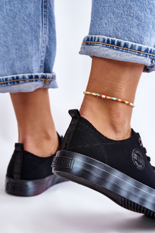 Sapatos femininos com plataforma colorida Big Star LL274239 preto Sapatos femininos com plataforma colorida Big Star LL274239 preto