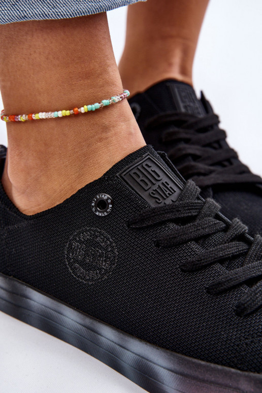 Sapatos femininos com plataforma colorida Big Star LL274239 preto Sapatos femininos com plataforma colorida Big Star LL274239 preto