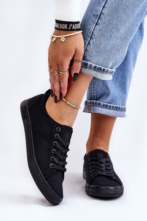 tênis de sola plana Big Star LL274057 preto tênis de sola plana Big Star LL274057 preto