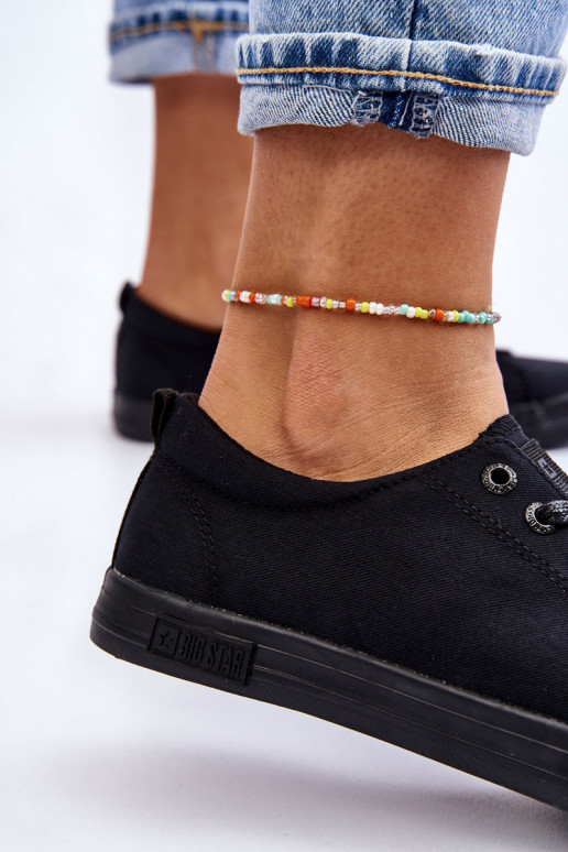 tênis de sola plana Big Star LL274057 preto tênis de sola plana Big Star LL274057 preto