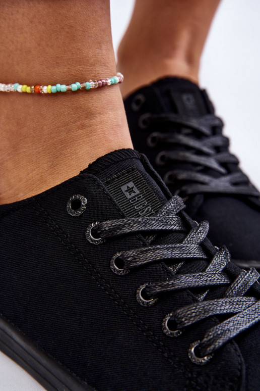 tênis de sola plana Big Star LL274057 preto tênis de sola plana Big Star LL274057 preto