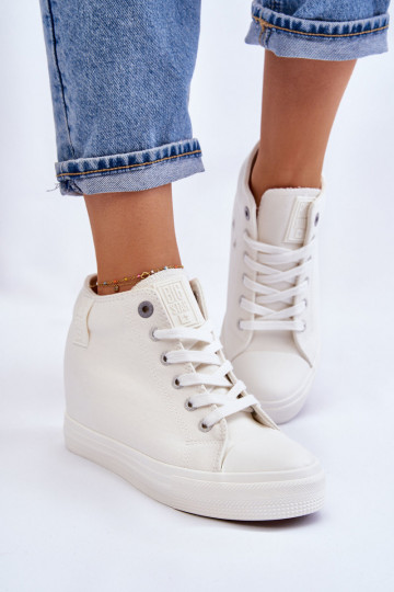 sapatos de lazer com sola Big Star LL274035 cor branca 2