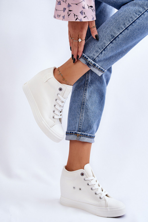 sapatos de lazer com sola Big Star LL274035 cor branca