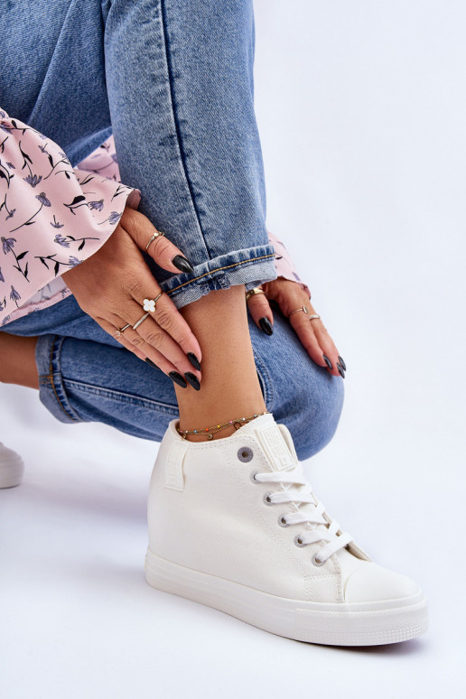 sapatos de lazer com sola Big Star LL274035 cor branca sapatos de lazer com sola Big Star LL274035 cor branca