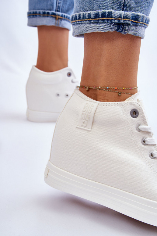 sapatos de lazer com sola Big Star LL274035 cor branca