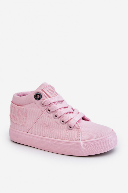 Calçado de lazer modelo clássico infantil com bota Big Star LL374003 cor rosa