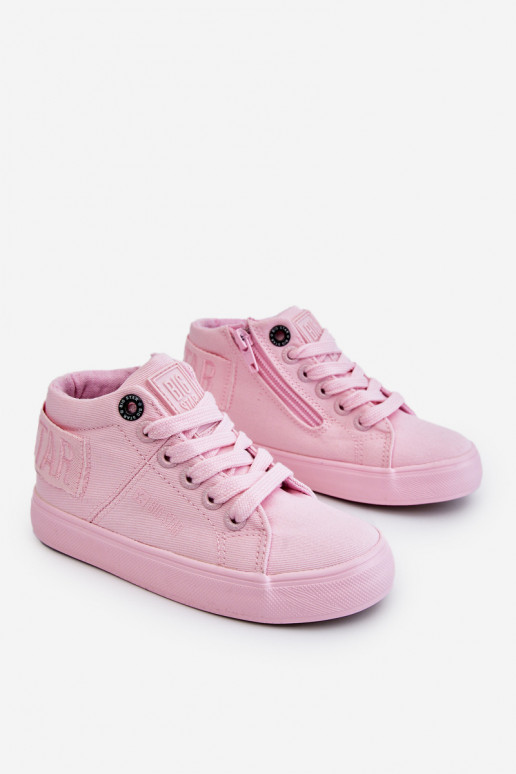 Calçado de lazer modelo clássico infantil com bota Big Star LL374003 cor rosa