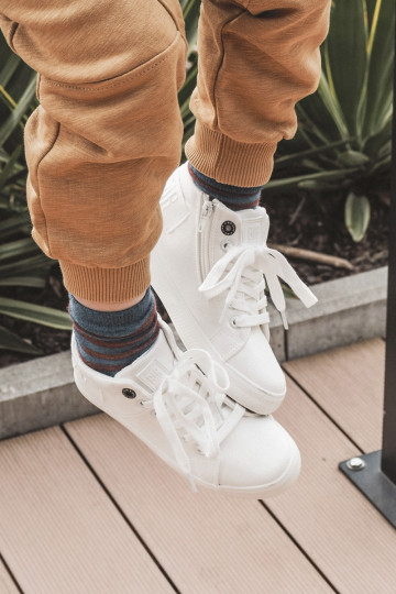 Calçado de lazer modelo clássico infantil com sola Big Star LL374002 cor branca 2