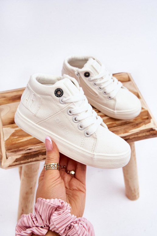 Calçado de lazer modelo clássico infantil com sola Big Star LL374002 cor branca Calçado de lazer modelo clássico infantil com sola Big Star LL374002 cor branca