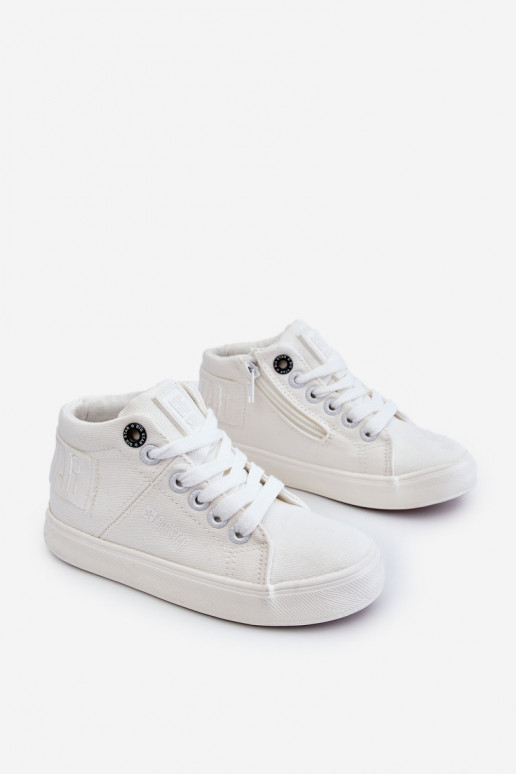 Calçado de lazer modelo clássico infantil com sola Big Star LL374002 cor branca Calçado de lazer modelo clássico infantil com sola Big Star LL374002 cor branca