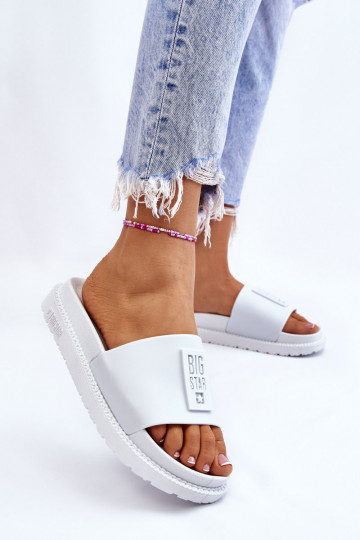 Chinelos Big Star LL274428 branco 2