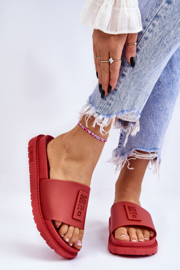 Chinelos Big Star LL274430 vermelho 2