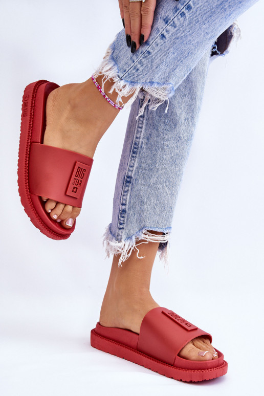 Chinelos Big Star LL274430 vermelho Chinelos Big Star LL274430 vermelho