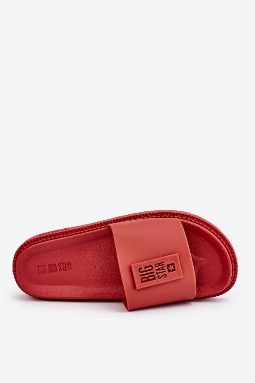 Chinelos Big Star LL274430 vermelho