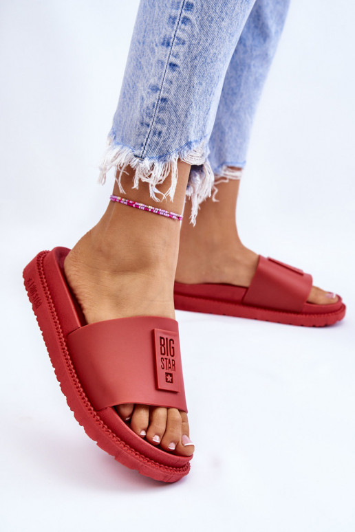 Chinelos Big Star LL274430 vermelho Chinelos Big Star LL274430 vermelho