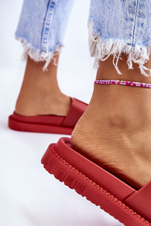 Chinelos Big Star LL274430 vermelho Chinelos Big Star LL274430 vermelho