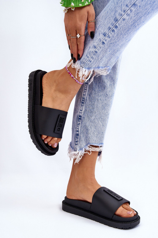 Chinelos Big Star LL274429 pretos