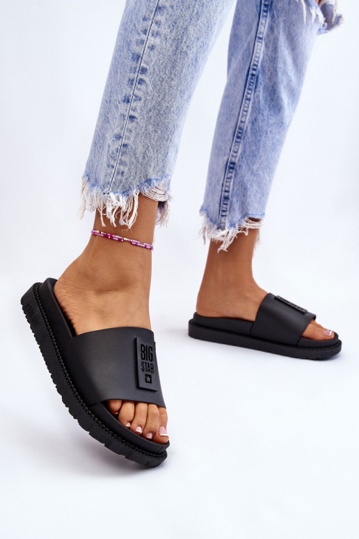 Chinelos Big Star LL274429 pretos