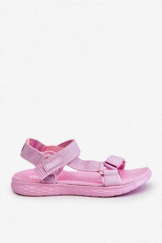 Sandálias femininas Big Star LL274A100 rosa