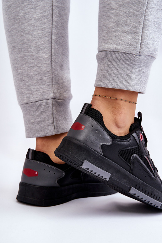 Modelo de tênis sapatos Cross Jeans LL2R4012C cor preta Modelo de tênis sapatos Cross Jeans LL2R4012C cor preta