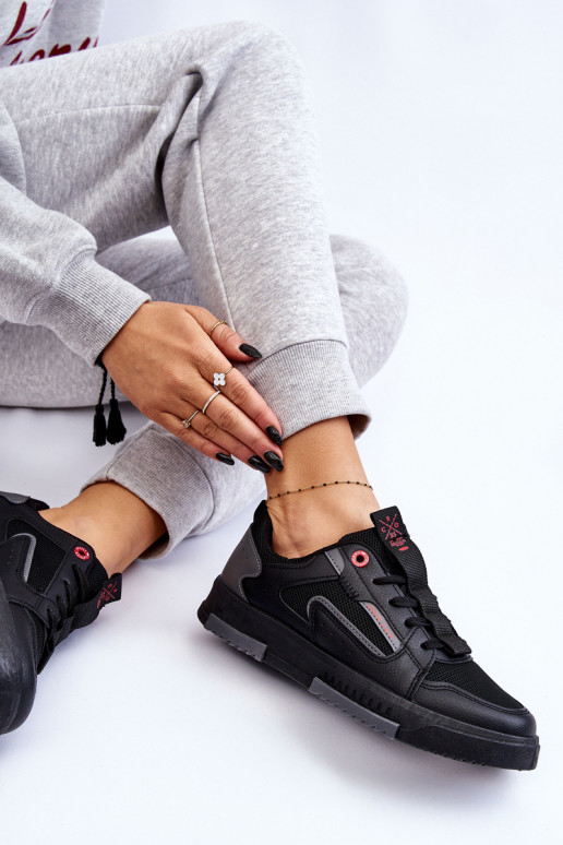 Modelo de tênis sapatos Cross Jeans LL2R4012C cor preta Modelo de tênis sapatos Cross Jeans LL2R4012C cor preta