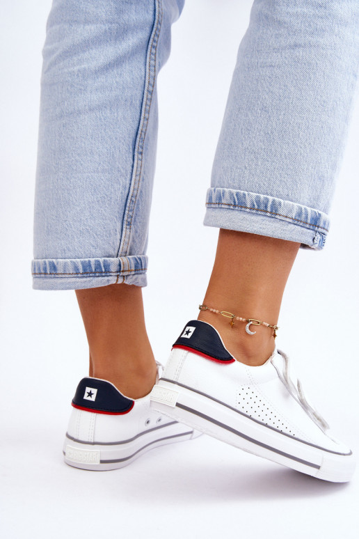 Tênis com fechos adesivos Big Star LL274A207 cor branca Tênis com fechos adesivos Big Star LL274A207 cor branca