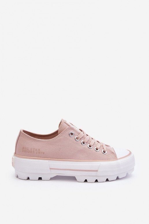 sapatos casuais com plataforma Big Star LL274151 Nude