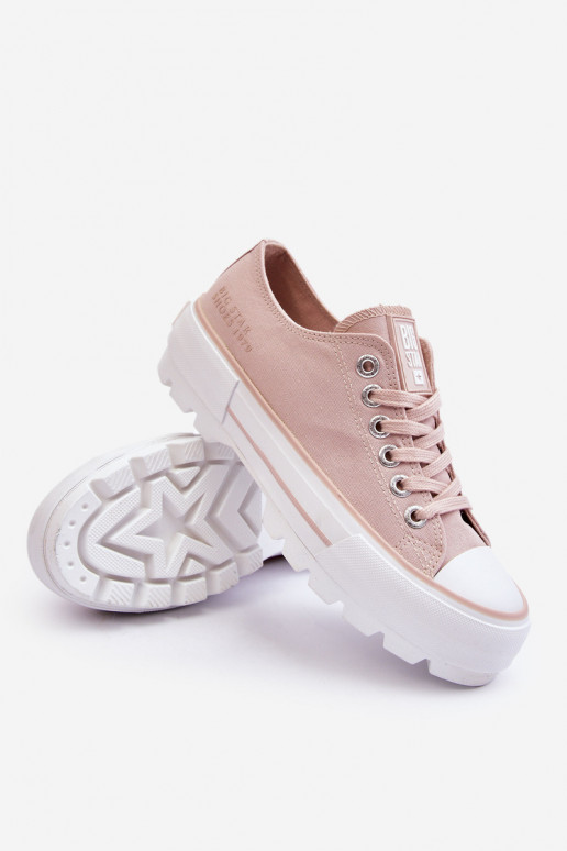sapatos casuais com plataforma Big Star LL274151 Nude