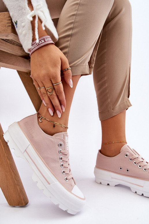 sapatos casuais com plataforma Big Star LL274151 Nude