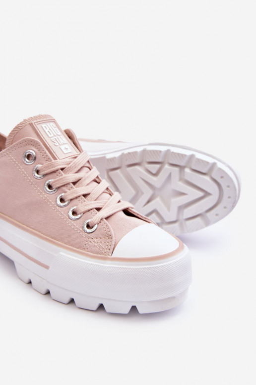 sapatos casuais com plataforma Big Star LL274151 Nude