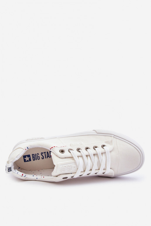 sapatos de lazer Big Star KK174001 cor branca