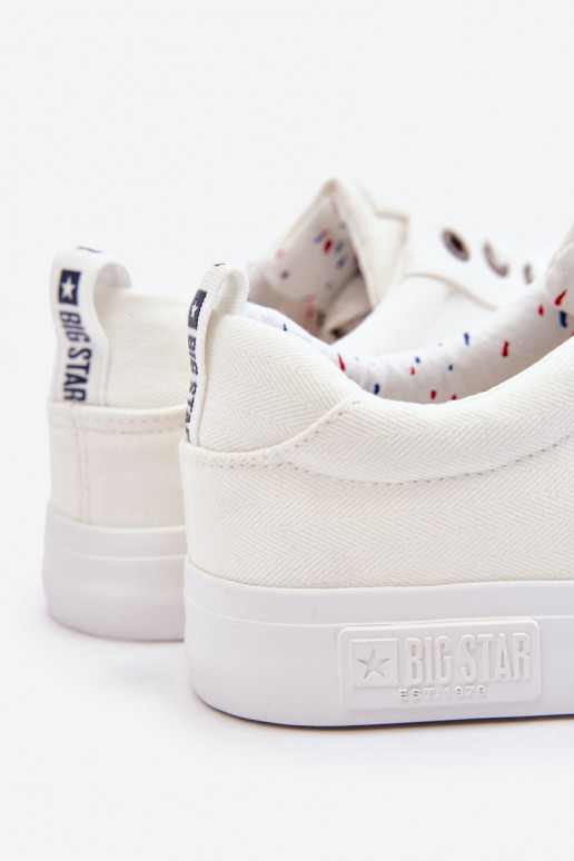 sapatos de lazer Big Star KK174001 cor branca