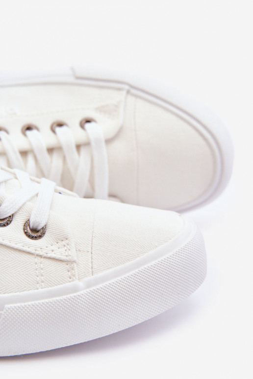 sapatos de lazer Big Star KK174001 cor branca sapatos de lazer Big Star KK174001 cor branca