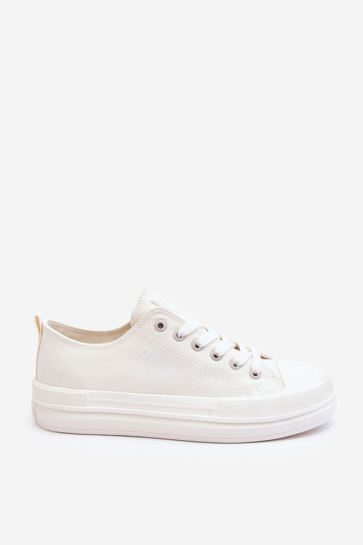 com atacadores Tênis Big Star LL274968 cor branca