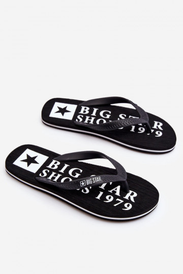 Chinelos leves Big Star LL174444 pretos 2