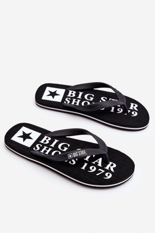 Chinelos leves Big Star LL174444 pretos