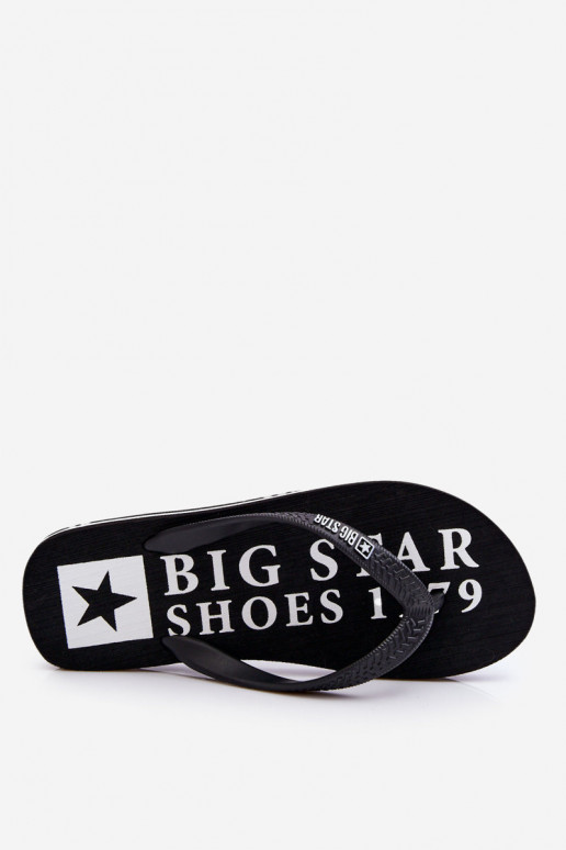 Chinelos leves Big Star LL174444 pretos