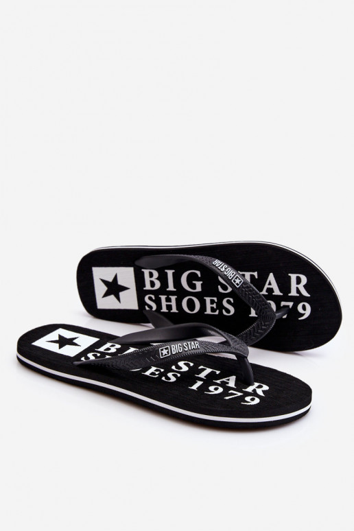 Chinelos leves Big Star LL174444 pretos