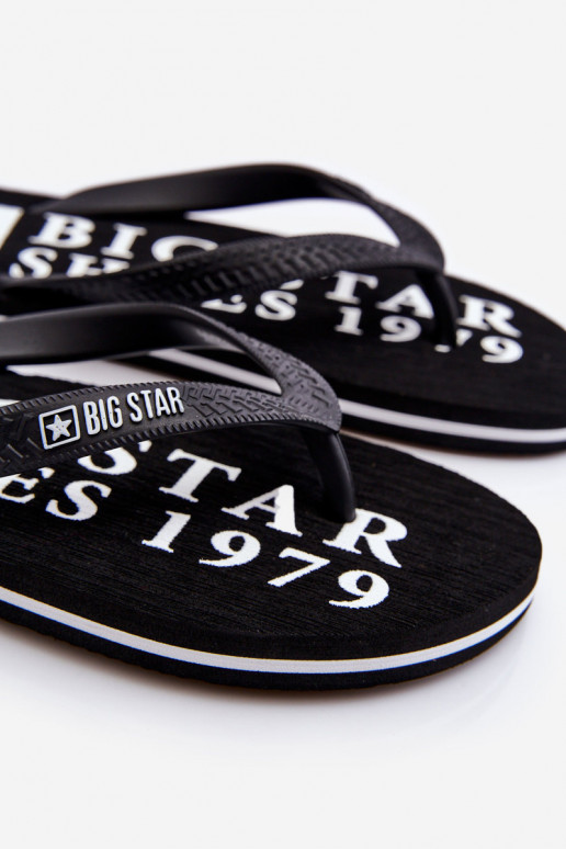 Chinelos leves Big Star LL174444 pretos