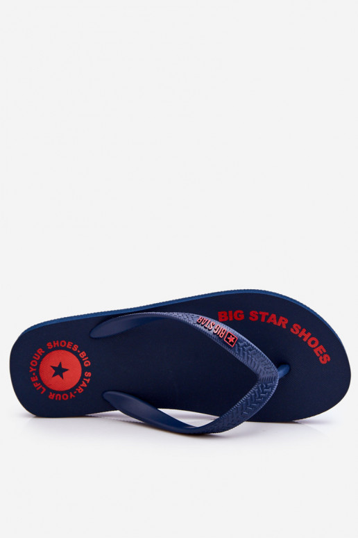 Chinelos Big Star LL174424 azul escuro